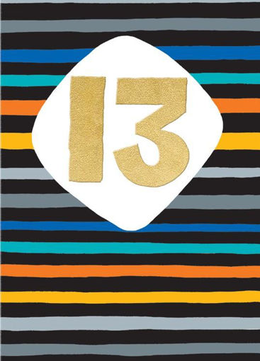 Picture of 13TH BIRTHDAY CARD MALE